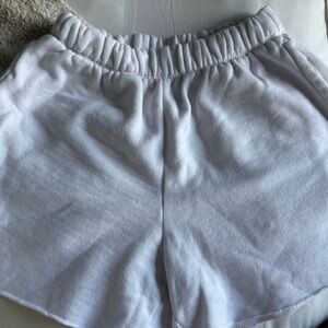 Aerie White Sweatshort
